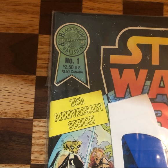 Star Wars 3D #1 Blackthorne Publishing 1987 with Glasses 10th Anniversary - Picture 3 of 7